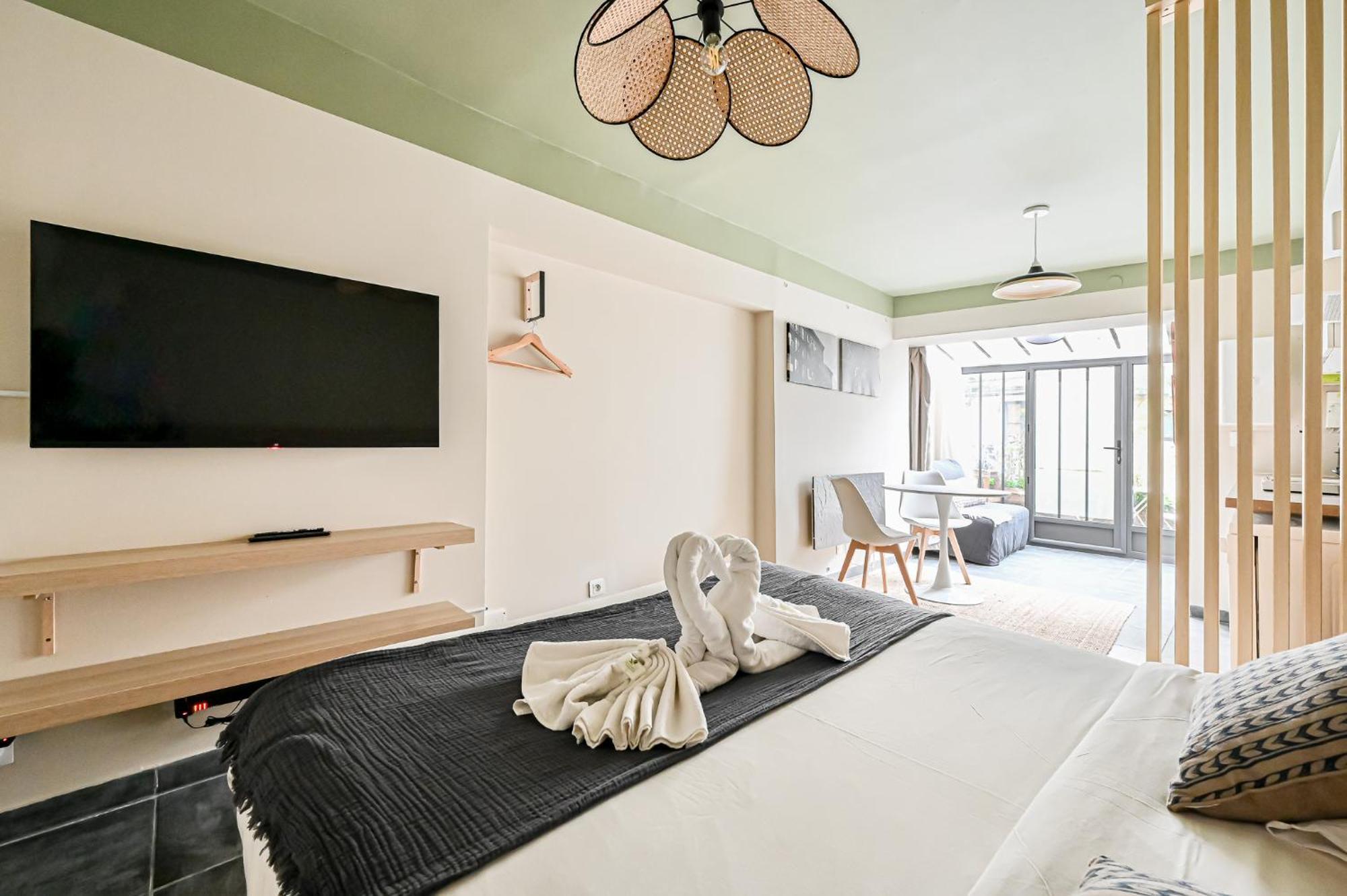Ferienwohnung L'Oasis Parisien - 2 Pers - Metro Oberkampf Exterior foto